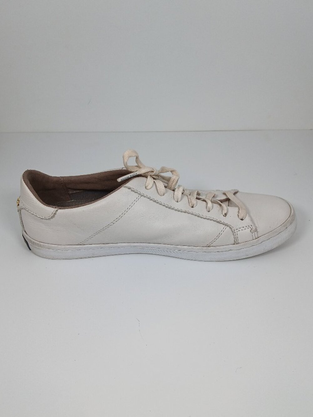 Cole Haan Grand Crosscourt White Leather Sneakers Gold Hardware 7.5B - Picture 8 of 14